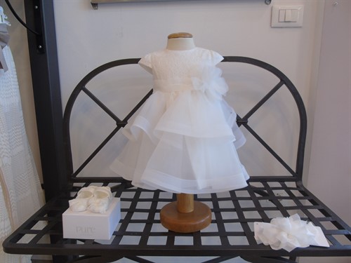 ABITO BATTESIMO PIZZO