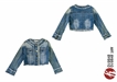 GIUBBINO JEANS DECORATO
