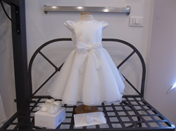 ABITO BATTESIMO FIOCCO LUREX