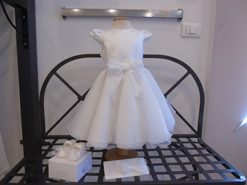 ABITO BATTESIMO FIOCCO LUREX