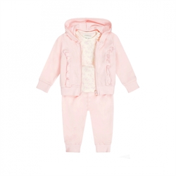 CARDIGAN+T-SHIRT+PANT ROSA