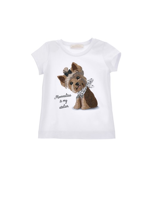 T-SHIRT MEZZA MANICA CAGNOLINO