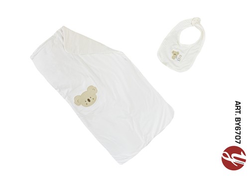 SET REGALO COPERTA + BAVAIOLO BAMBOO