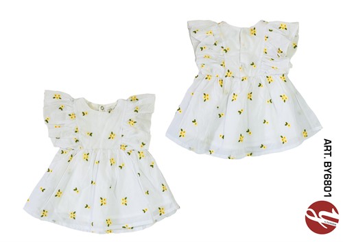 VESTITO RICAMO FIORI