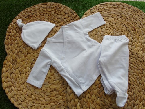 TUTINA NEONATO BIANCA LINEA MONDO PICCINO