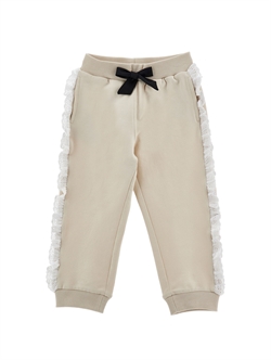 JOGGER FELPA CON SANGALLO