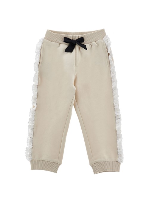 JOGGER FELPA CON SANGALLO